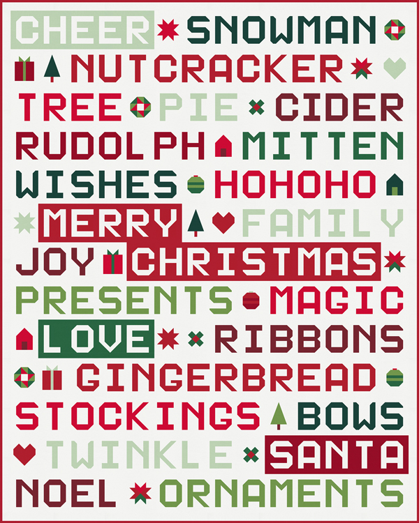 Moda Letters to Santa Quilt Moda Letters to Santa Quilt